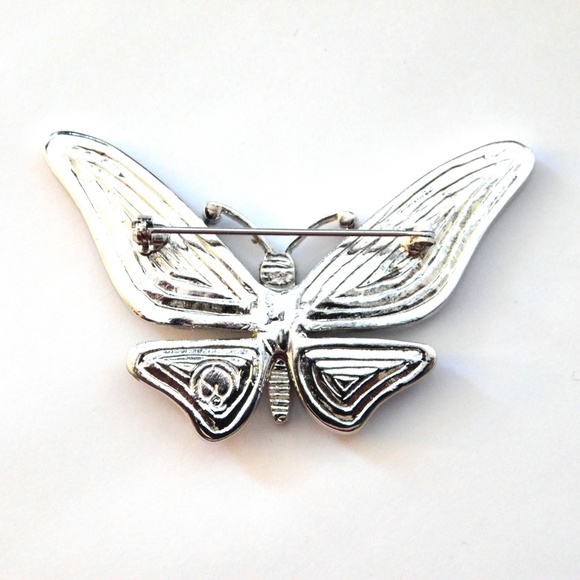 Gorgeous Swarovski Crystal Butterfly Brooch S136 - Picture 8 of 9